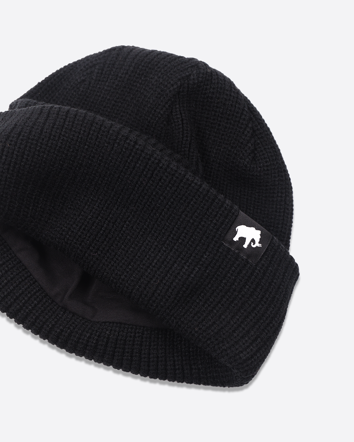 Mammoth Cozy Lined Beanie - Black